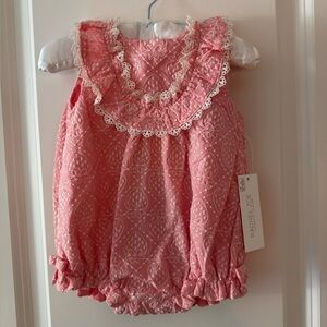 Rachel Zoe Pink Ruffled Diaper Cover